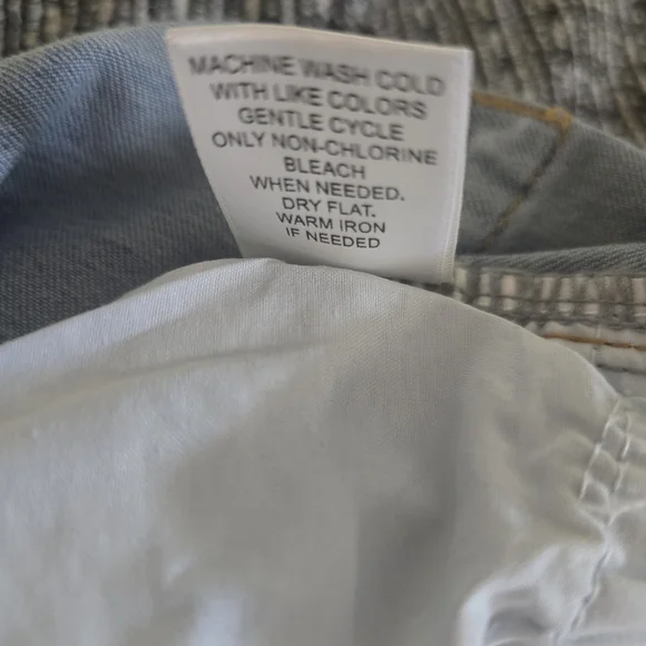 Très Chic Wide Leg Light Wash Jeans High Rise Straight Wide Leg Y2K New XL - Picture 5 of 5